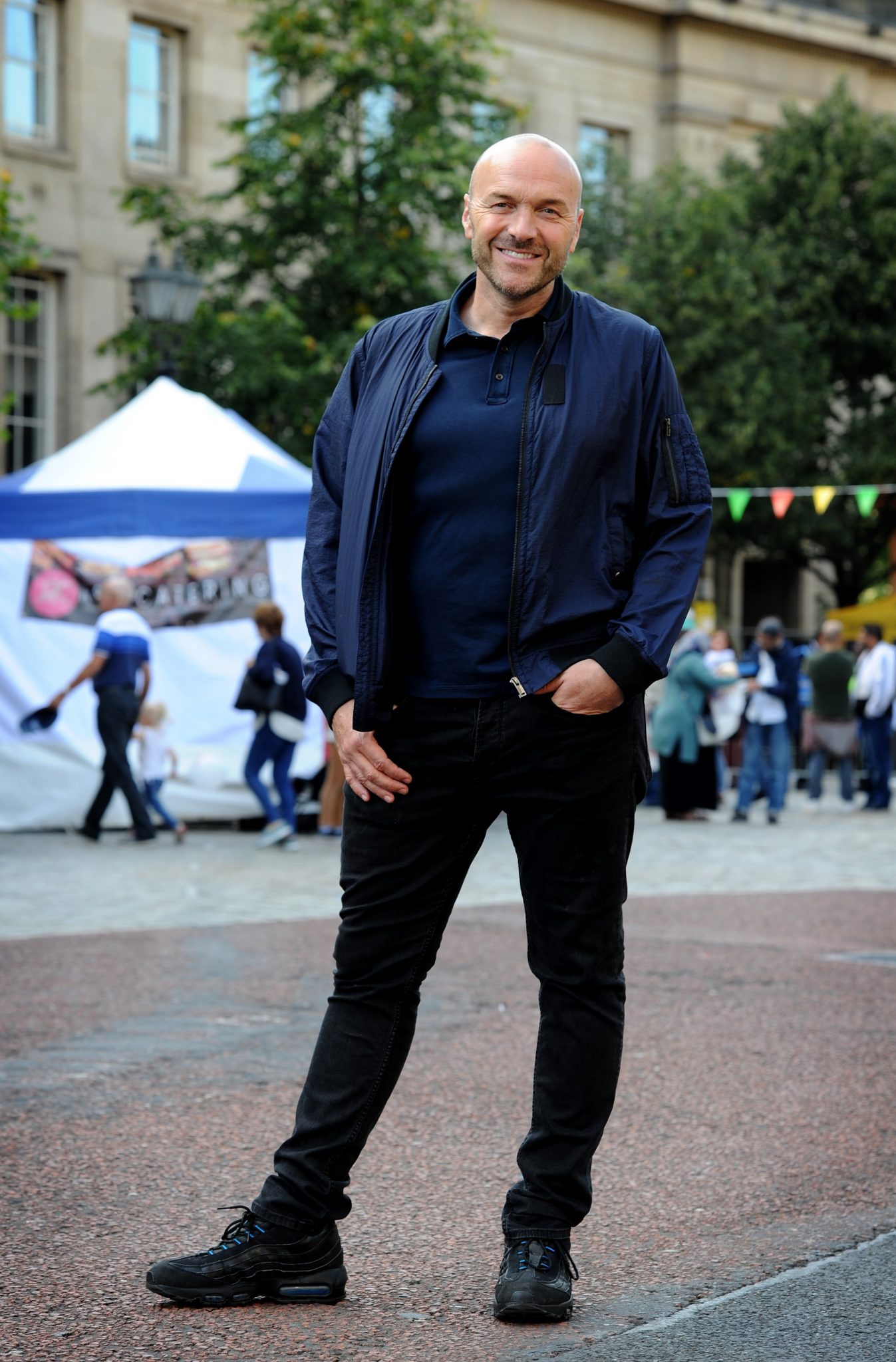 Day two of the annual Bolton Food and Drink Festival. Celebrity chef Simon Rimmer, that star attraction for the day. Picture by Paul Heyes, Saturday August 26, 2017.